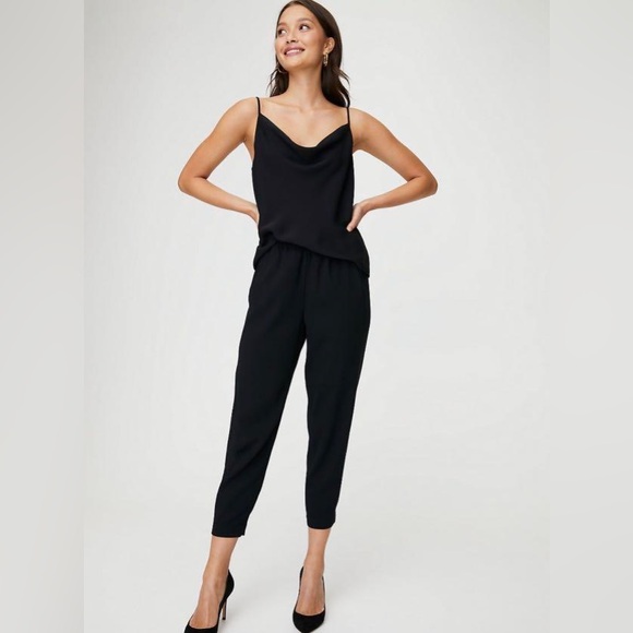 Aritzia Babaton Dexter Pants Sz S Black - Picture 2 of 9